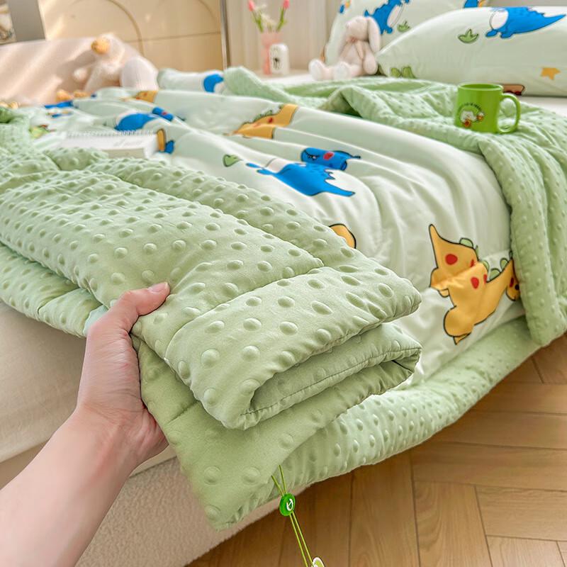Dinosaur Park Kids Summer Quilt