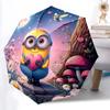 1pc Minion Automatic Open/Close Umbrella - All-Season Portable Umbrella for Women/Men Yy251213086