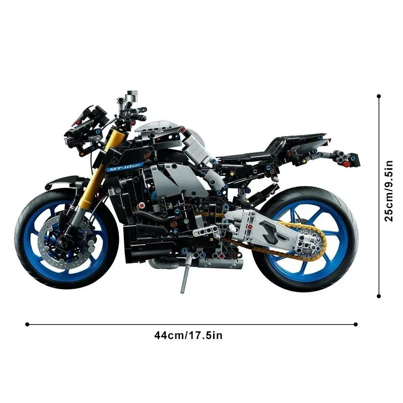 

Новые технические модели мотоциклов, строительные блоки, расширенный набор для строительства для взрослых, кирпичи, креативные детские игрушки «сделай сам», подарки 1478 шт. no original box