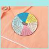 Unique Geometric Round Pin Brooch Modern Enamel Metal Badge For Stylish Accessories