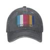 Fashionable Adjustable Baseball Cap Featuring a Printed Design of The Unisex American Hardcore Punk Band Turnstile Made from Di