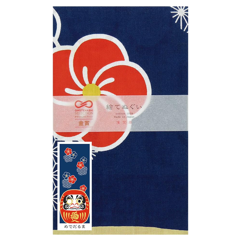 Hamamonyo Hand Towel Happy Daruma