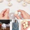 Wood Beads for Diy Handicrafts In Natural Wood Color
