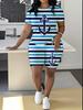 Butterfly European and American Women's Clothing Coconut Tree Printing T-Shirt Shorts Set Sports Suit