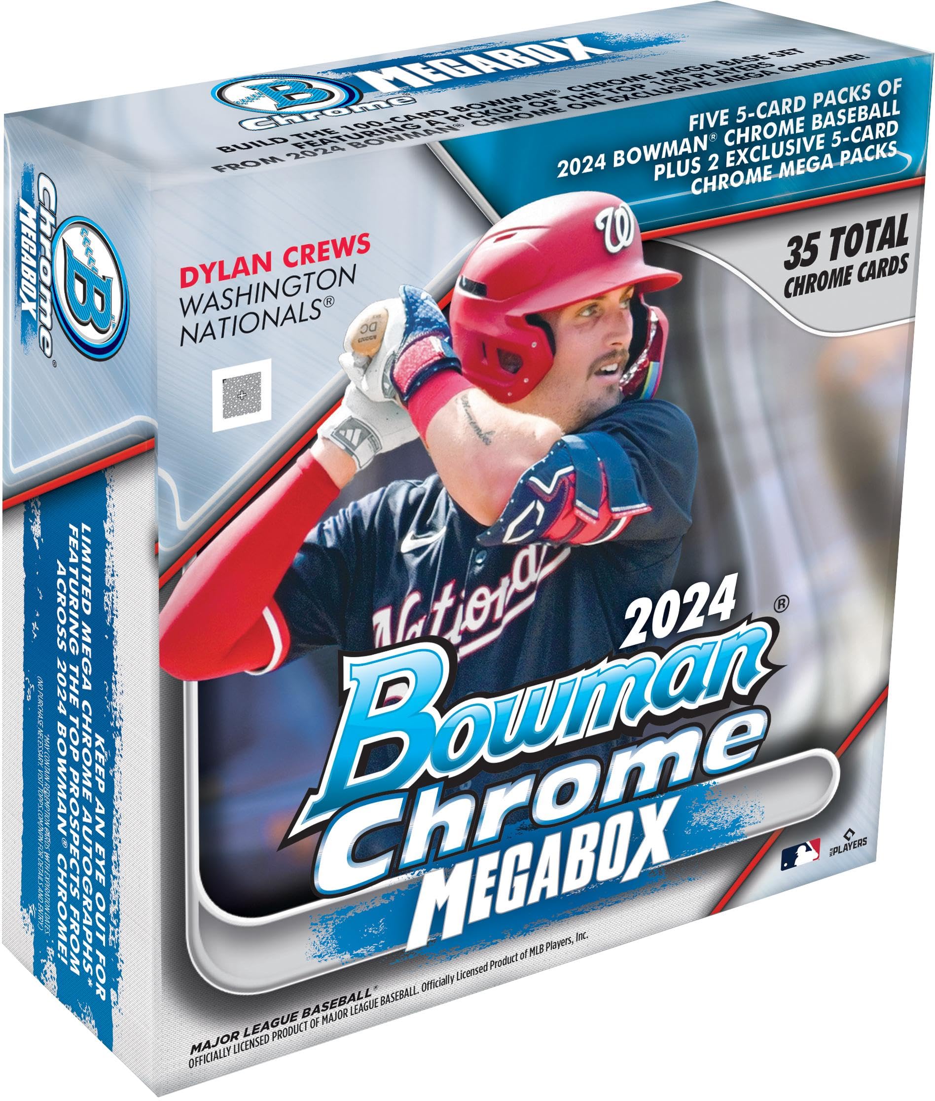 

2024 Topps Bowman Chrome Mega Box Tops Bowman Chrome Mega Box синій