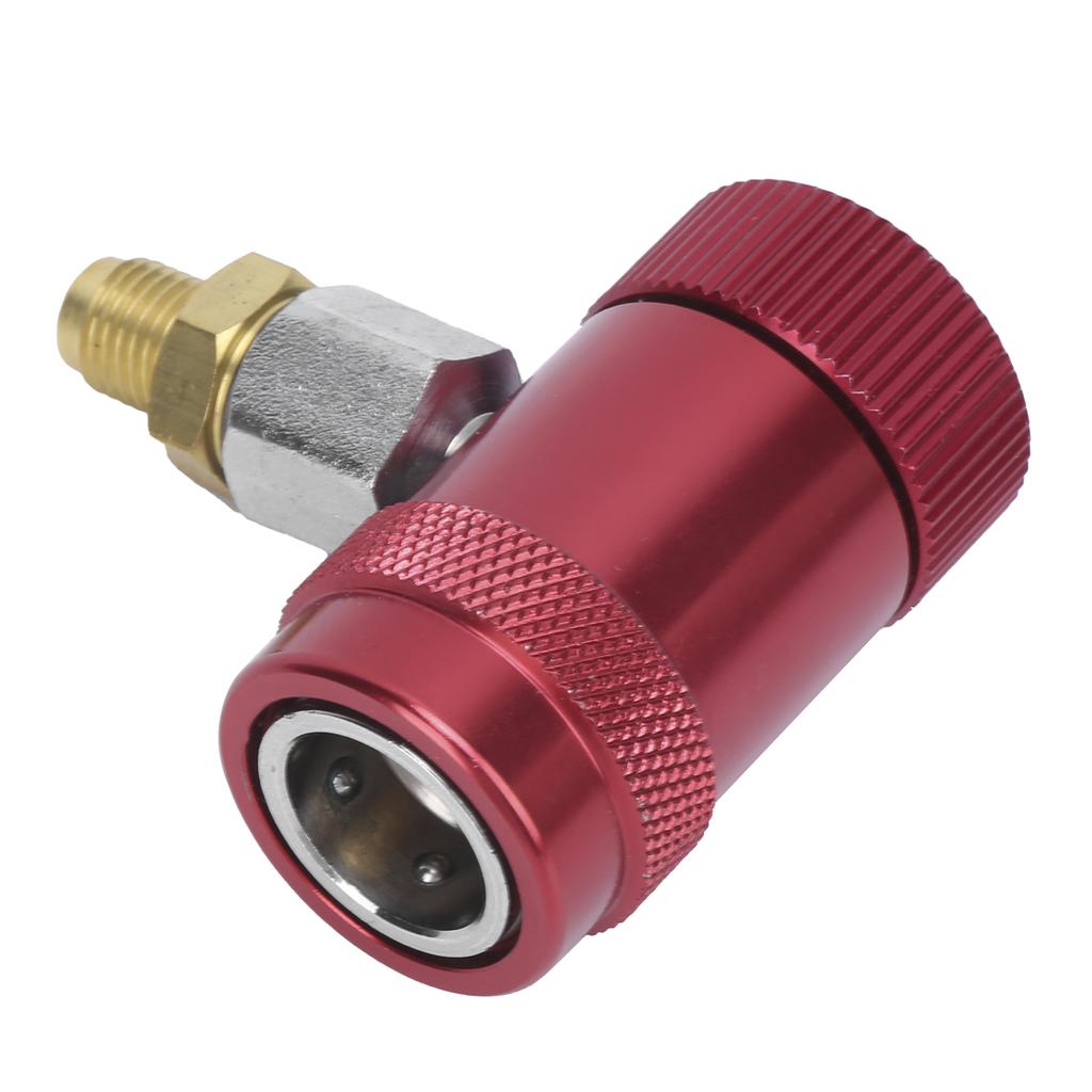 Air Conditioning Coupler Brass A C Quick Connector for Trailers RVs Automobiles Commercial VehiclesRed
