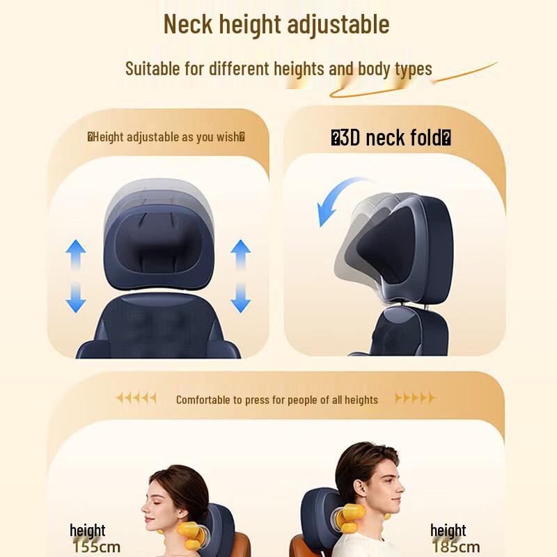 AUX Full Body Massage Cushion with Heat CN plug (adapter included)