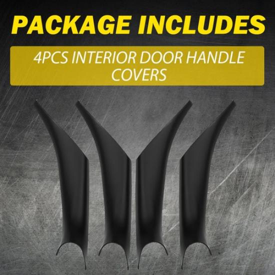 2/4Pcs Door Handle Interior Trim Cover Pull Full Fit BMW Set X3 X4 G01 2018-2024