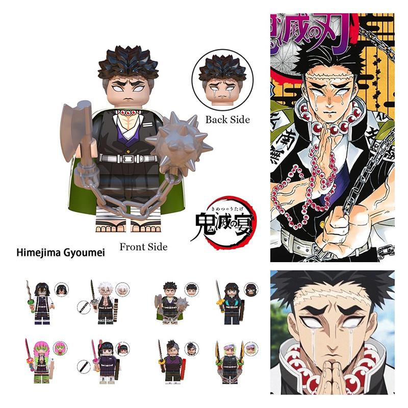 Slayer Assembled Demon Building Blocks Iguro Obanai Kanroji Mitsuri Puzzle Toy