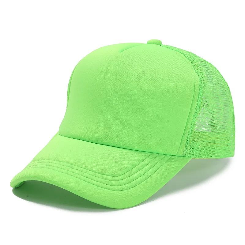 Unisex Cheaper 5 Panel Trucker Hat For Adult Summer Net Baseball Cap Men Women For Him Her Blank Mesh Adjustable Sun Hat Visor