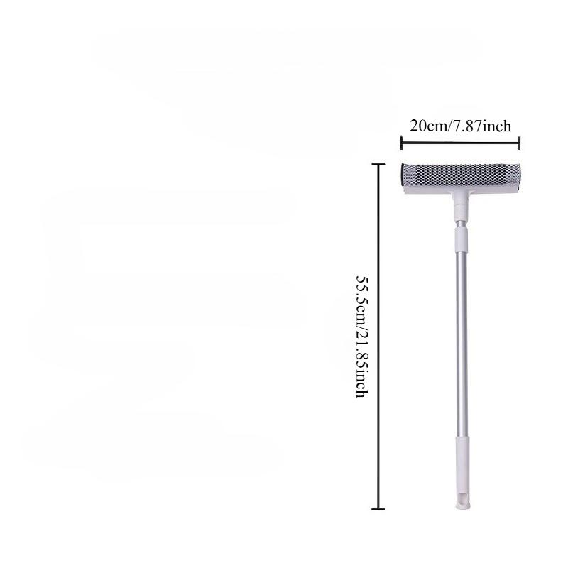 Retractable Glass Cleaning Artifact Household Double-sided High-rise Wiper Washing Window Cleaner