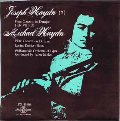 LP Record JOSEPH HAYDN MICHAEL HAYDN KOVCS  Joseph Haydn  Flute Concerto In  SLPX11530 HUNGAROTON 1977 Hungary Classical Used
