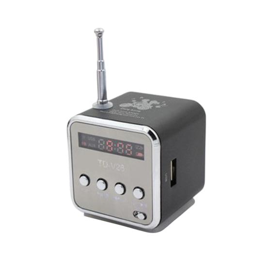 1/2 ks Bluetooth-kompatibilní Mini reproduktor Digitální displej Stabilní připojení Vodotěsný Dobíjecí FM rádio Přehrávač hudby