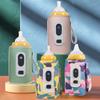 1 set numero mostra cavo di tipo C riscaldatore per biberon da viaggio utile display digitale copertura per il riscaldamento del latte per bambini