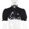 Gothic Dark Style Twopiece Dress Set With Jacquard Fabric For Streetwear Fashion
