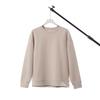 Autumn and Winter 0 Warm Solid Color Crew Neck Sweater Men's and Women's Simple Loose Casual Versatile Top