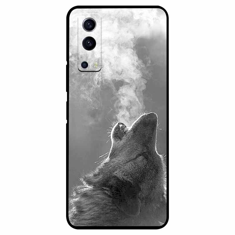 For vivo Y72 5G Case Shockproof Soft silicone TPU Back Cover For vivo Y52 5G Phone Cases for vivoY72 Y 72 52 5G Case Cute Capa