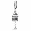 Ciondolo Fascino Argento 925 Fai da Te Torre Porta Castello Nave Angelo per Donne Gioielli Collana Bracciale Boutique
