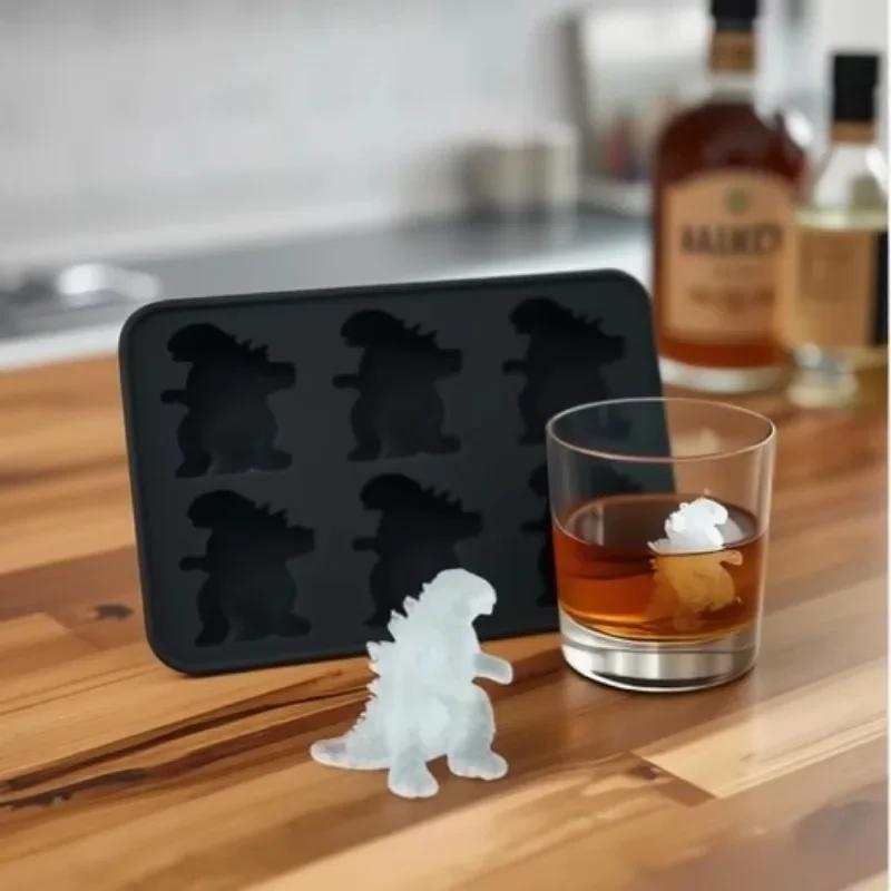 Ice Cube Tray Silicone Ice Mold Ball Freezer Square Ice Cube Maker with Lid for Whiskey Cocktail Coffee kitchen accessories