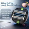 Men'S Convenient Multi-Blade Shaver Effortless Bald Head & Body Hair Grooming For Unisex Washable Shave Clean In One Strok