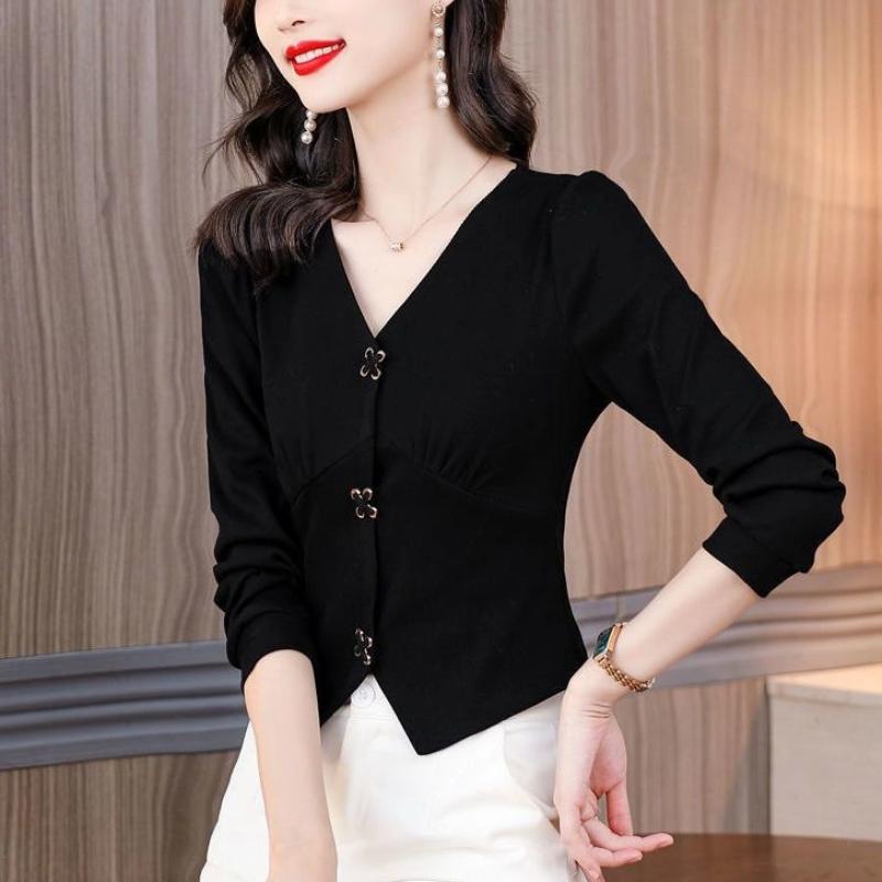 Μπλούζα Βάσης Γυναικεία Τοπ Κοντό Φθινόπωρο Χειμώνας Εσωτερικό Ρούχο Μοντέρνο Μοναδικό Όμορφο Σικ