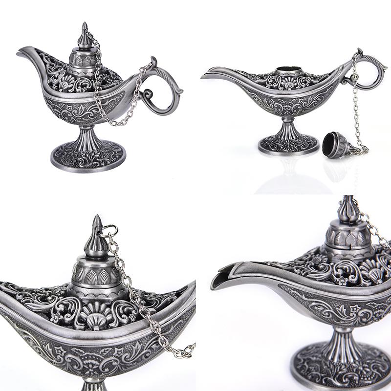 1Pc Hot Aladdin Magic Genie Light Oil Lamp Pot Aladdin Lamp Stunning Decoration
