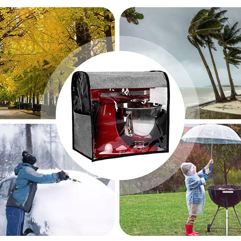 35.5*23*35.5Cm Household Waterproof Kitchen Accessories Blender Dust Cover For Kitchen Aid Mixer Machine Supplies Mixer Dust Proof Cover