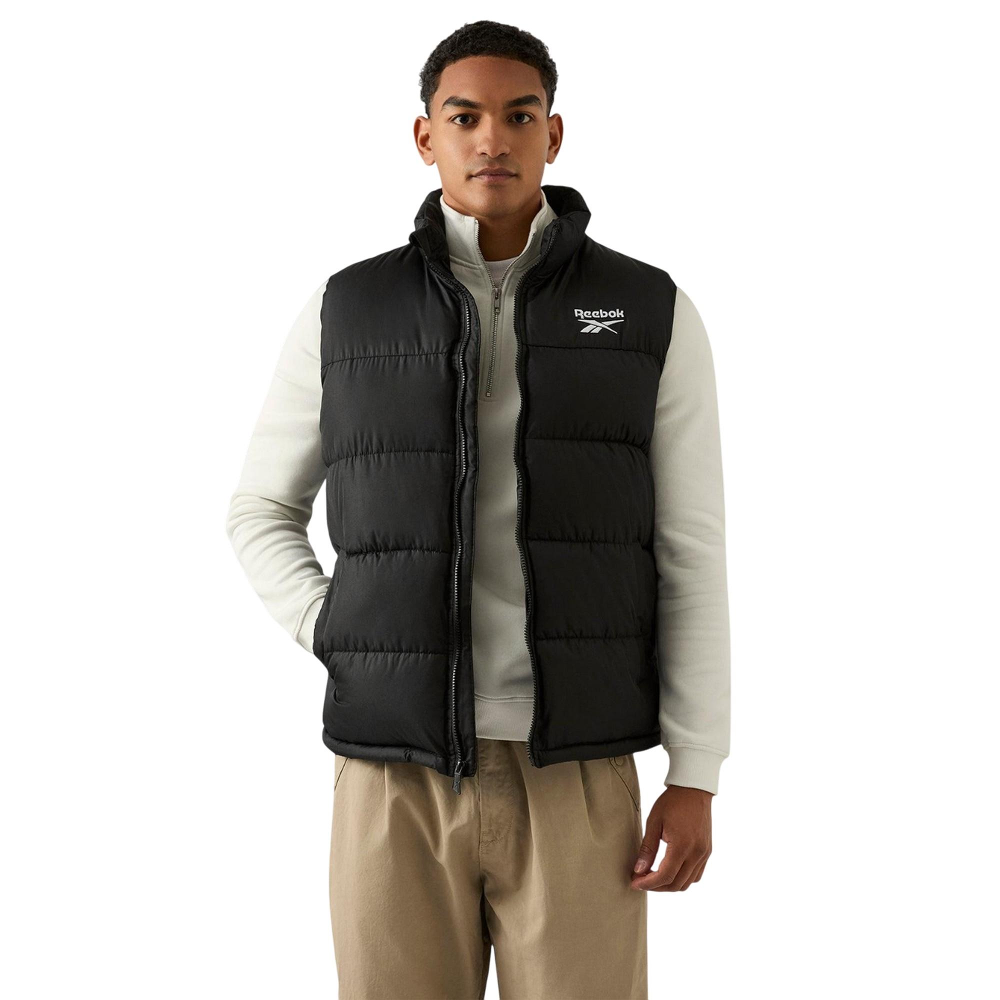 Reebok Herren Steppweste M schwarz