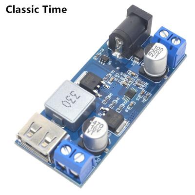 DC-DC 24V/12V a 5V 5A fuente de alimentación reductor convertidor Buck módulo de carga USB ajustable para teléfono