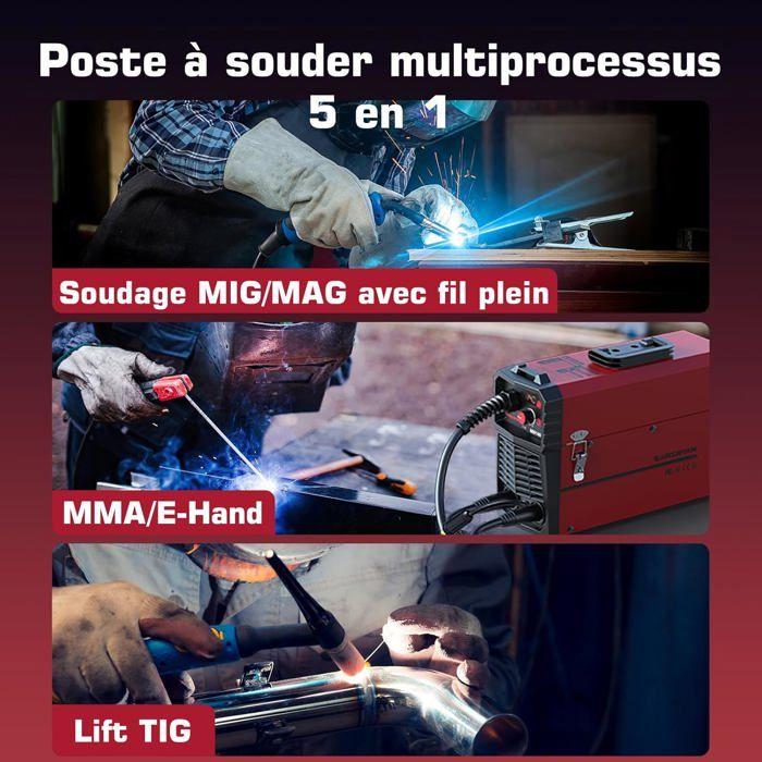 Welding Machine - ARCCAPTAIN MIG140 - 5 In 1 (MIG/MAG/FLUX/TIG/MMA) - Synergic Welder - IGBT 140A 230V