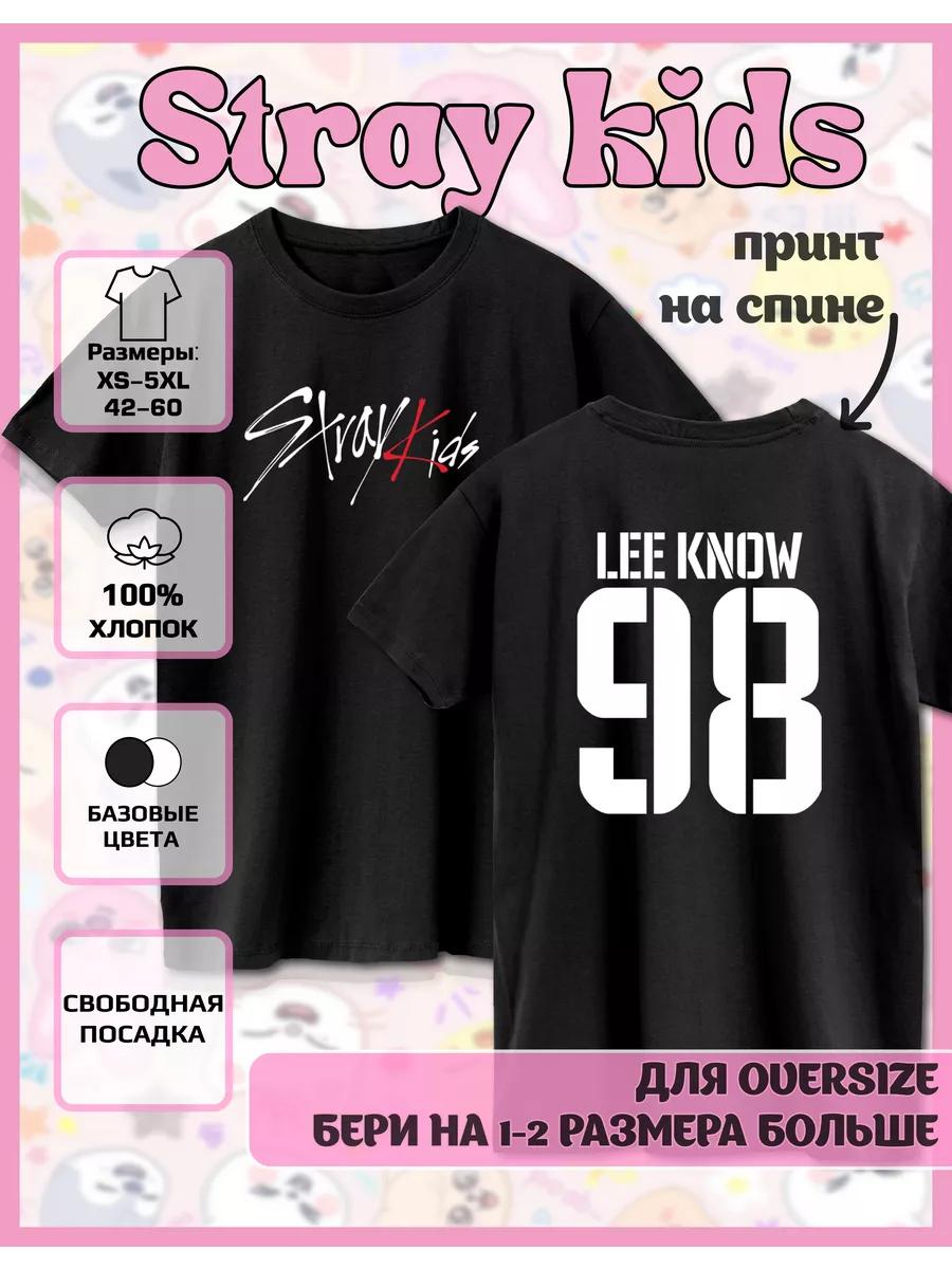 Футболка с принтом Ли Ноу из Stray Kids M