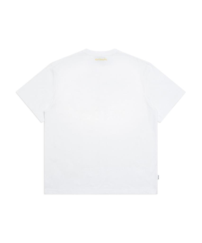 MARK GONZALES Women'S Tamagotchi Angel Short Sleeve T-Shirt - White