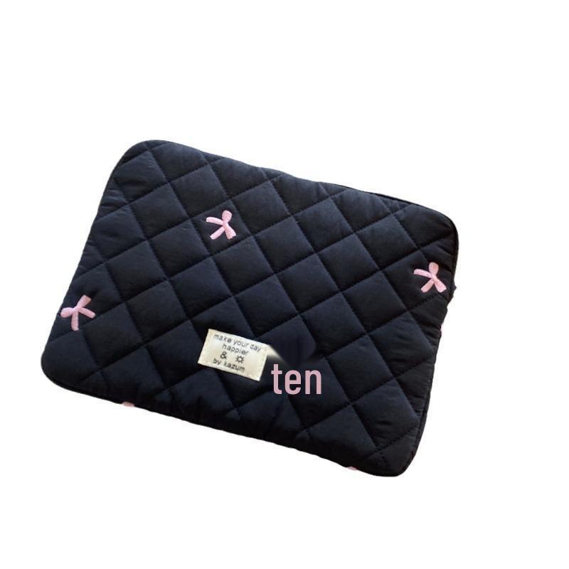 Korean Style Cute Bow iPad Tablet Inner Bag - Niche Design Tablet Pouch