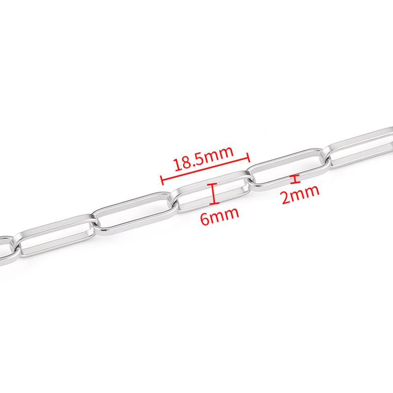 JIAYE Custom 304 Stainless Steel Soldered Chain Closed Link Factory Supply Component for Necklace Bracelet Jewelry Diy Making Stainless Steel