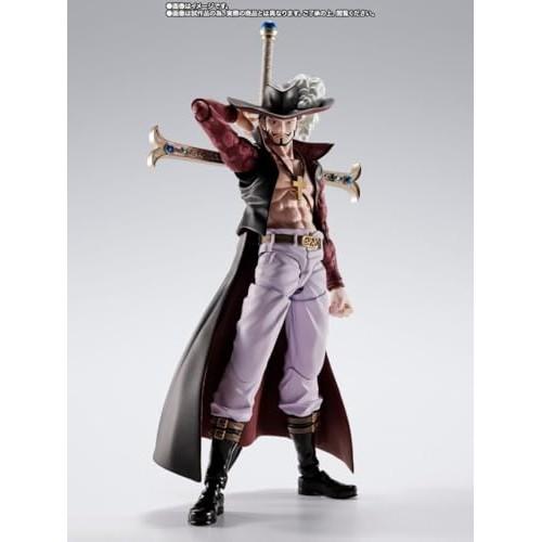 TAMASHII NATIONS- One Piece - S.H.Figuarts Dracule Mihawk -Hawk Eye- PVC & ABS approx. 165mm painted figure