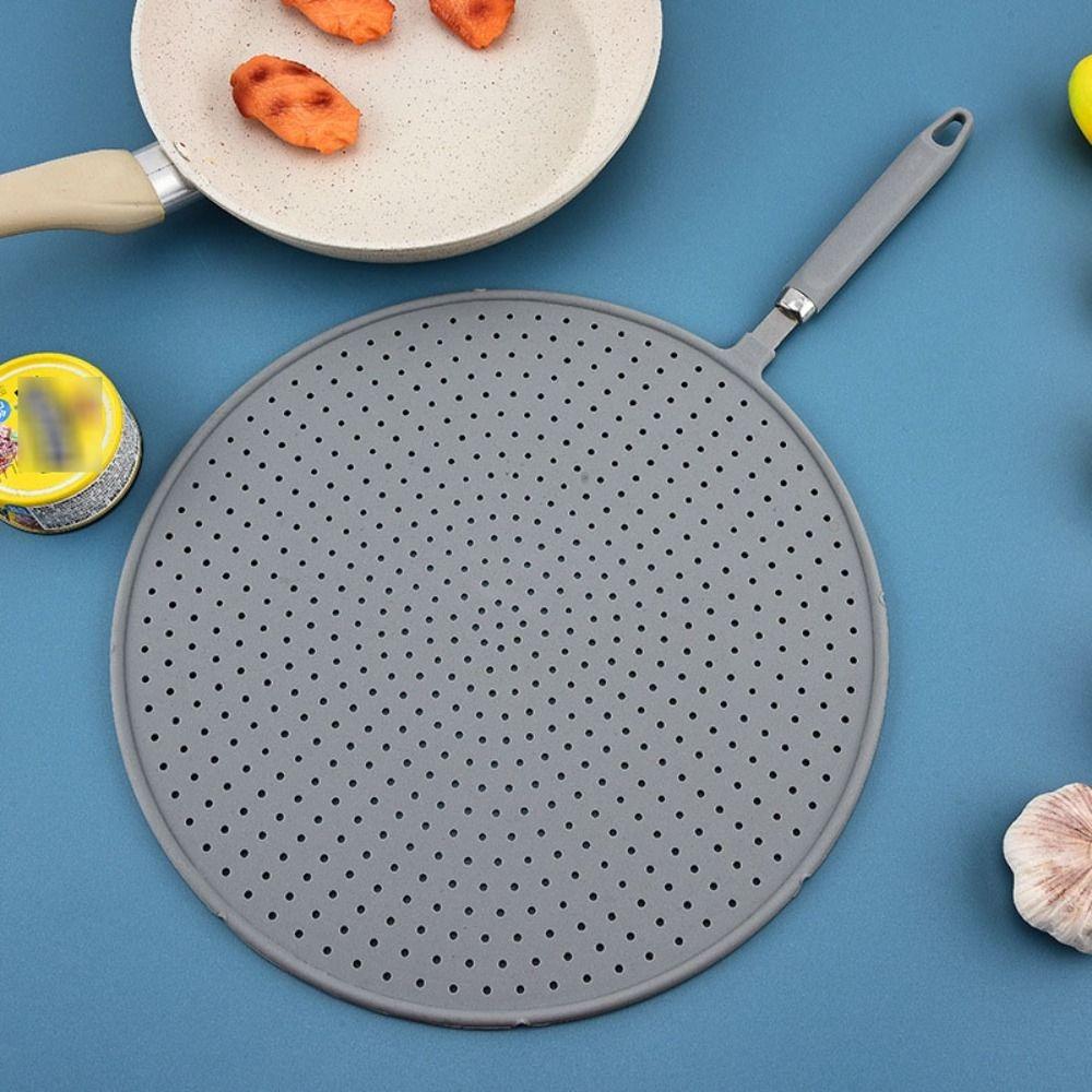 Heat-resisting Oil Splash Splatter Screen Large Size Oil Splash Guard Household Frying Pan Lid  Pot