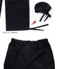 Switching Samue for Color [KYOETSU] Samue, Men, Two-tone (L, Black/navy)