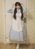MEYOIJK Maid Gothic Lolita Long Cosplay Classical and Halloween Light Traditional Lolita Plus Sizes for Women and Maid Costume for Cultural Festivals