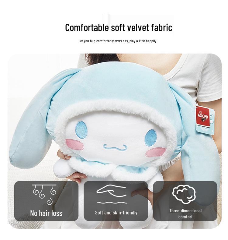 Sanrio Cinnamoroll Plush Doll - Adorable Puppy Stuffed Toy for Girls, Perfect Birthday Gift