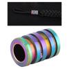 TC4 Titanium Alloy Knife Beads Pendant for Outdoor Lanyard Parachute Cord Large Size Colorful