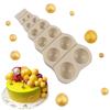 Semi-Round Pearl Cake Mold, Semi-Round Ball Chocolate Cake Mold, Epoxy Mold, Baking Tools, Cake Decoration