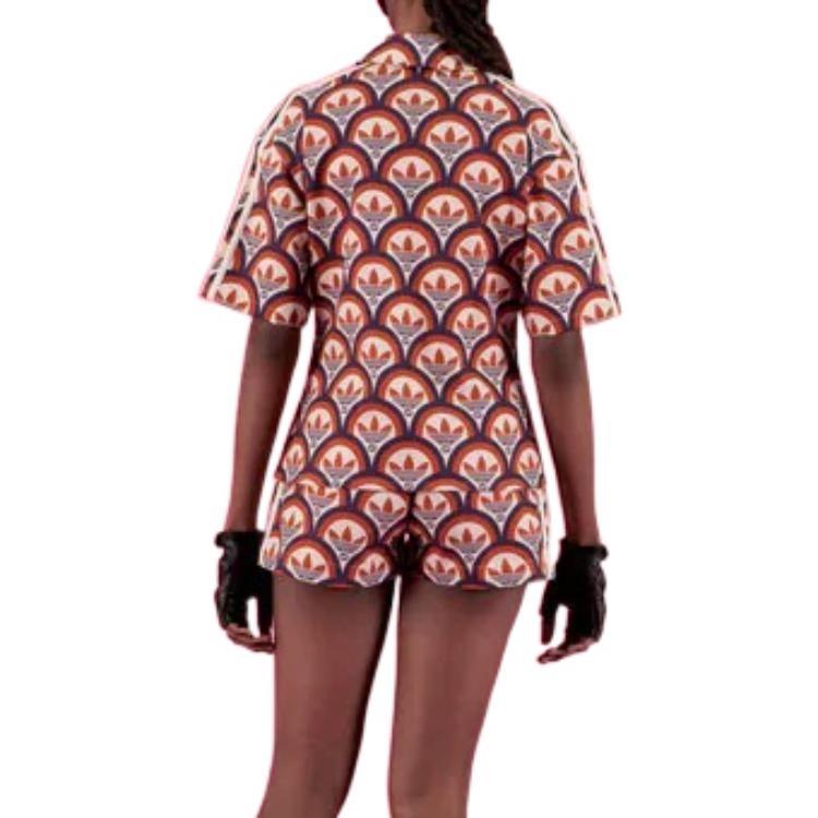 GUCCI X Adidas Interlocking G And Trefoil Shirt Multicolor Women's 703002-ZAJVC-7471