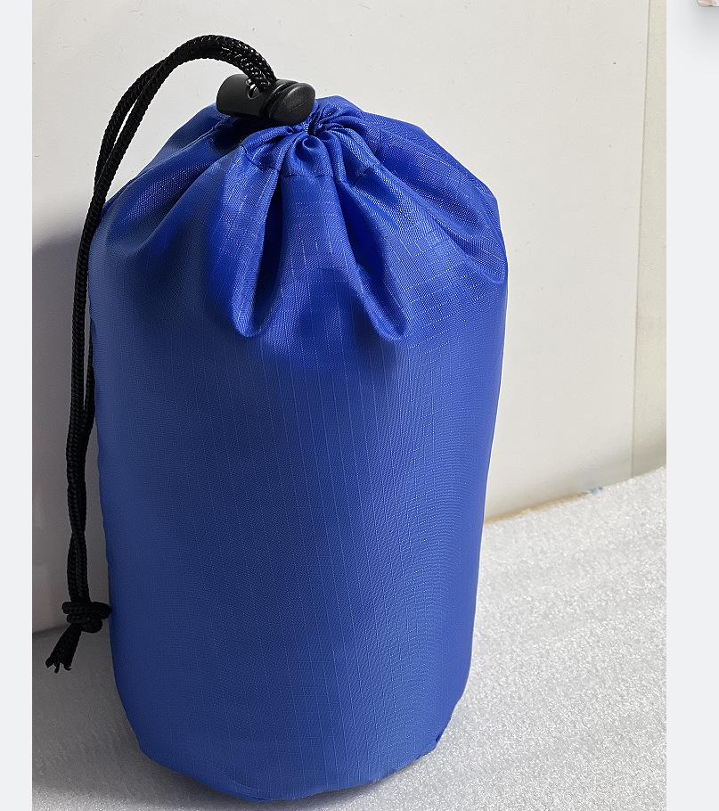 Down Jacket Sunscreen Clothing Storage Bag - Nylon Polyester Plaid, Portable Drawstring, Oxford Cloth