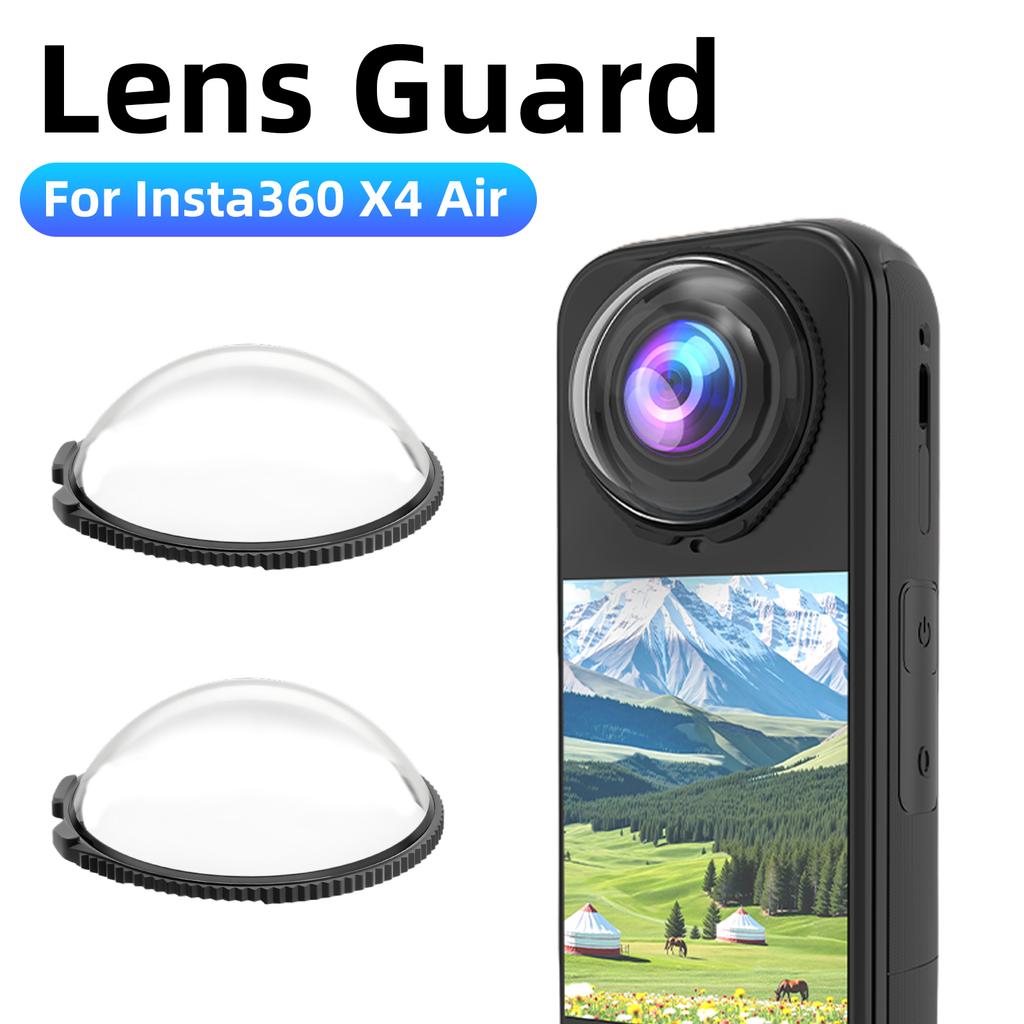 10H Tempered Glass Lens Protector for Insta360 X4 Air - Premium Optical Glass, Anti-Scratch HD Clear Anti-Fingerprint Cover