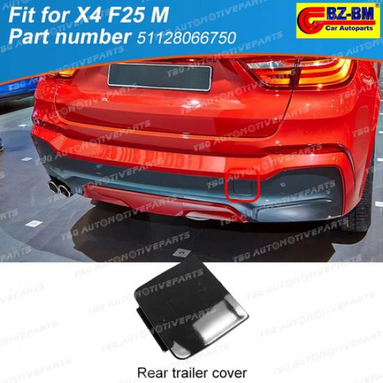 Rear Bumper Tow Hook Cover for BMW X4M-SPORT 20dX 28iX 30dX 35iX M40i 2014-18