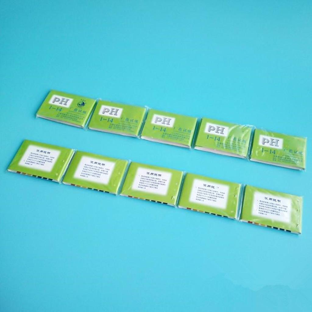 72-Count Aquarium Test Strips pH 1-14 Quick Results Water Soil Cosmetics Testing