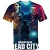 Movie The Walking Dead Graphic T Shirt Men's Clothes Horror 3D Printed Fashion Tees O-Neck T-shirt Harajuku Summer Unisex Tops