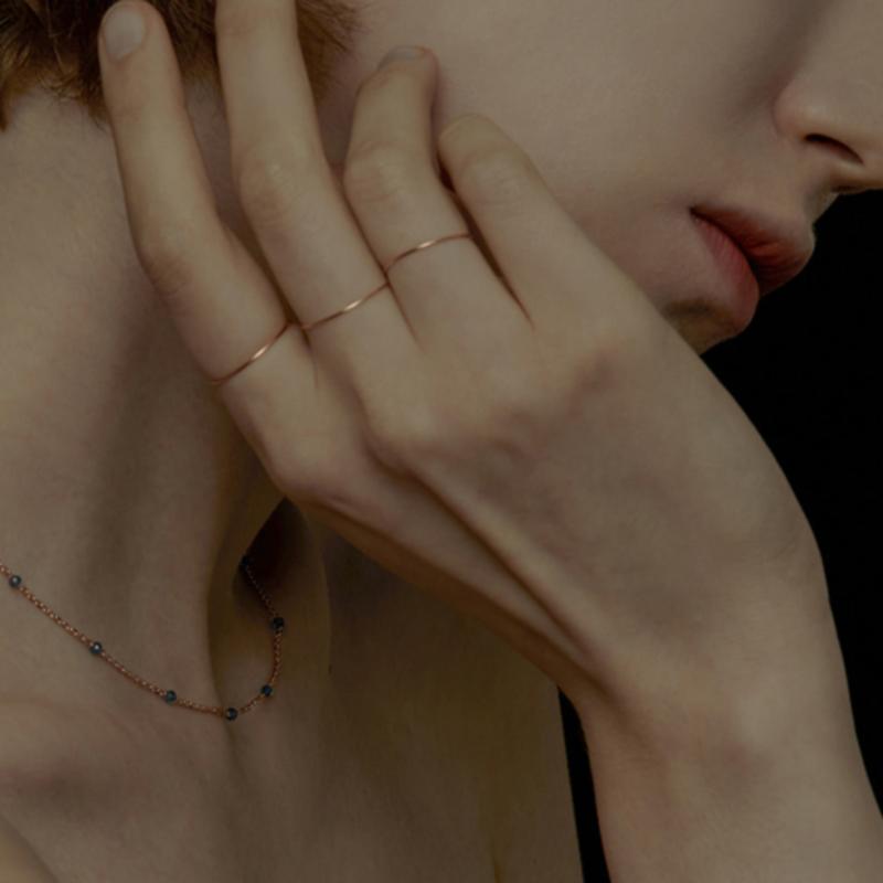 J.Gracelet R Rose Gold 14K Simple Ring