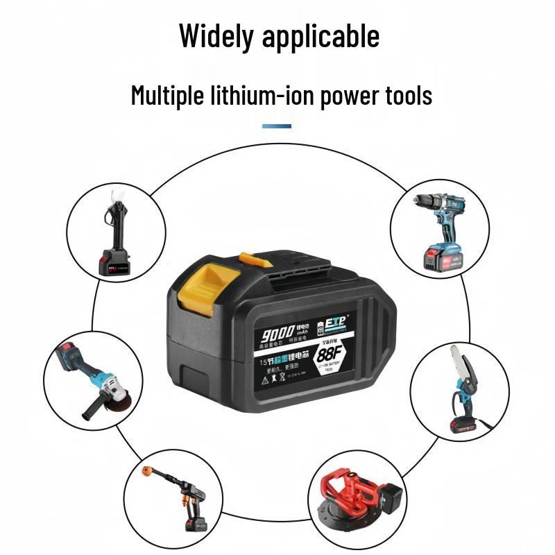 Universal High-Capacity 21V Electric Drill & Wrench 2106 with Lithium Battery, Angle Grinder, and Hammer Drill, 48V 88VF.