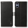 For Sony Xperia 5 VI Case RFID Blocking Genuine Cow Leather Phone Cover